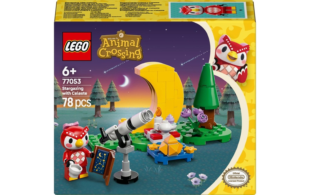 LEGO® Animal Crossing Observation des étoiles avec Eufemia 77053