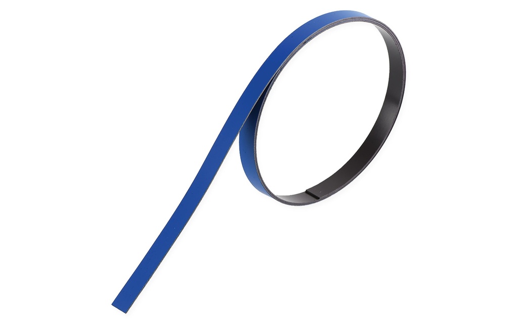 Berec Bande magnétique 10 mm x 1 m, Bleu