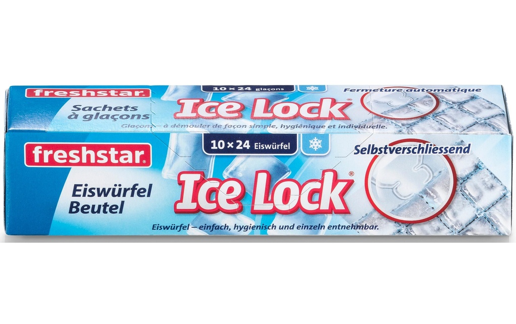 Freshstar Sac à glaçons 10 pièces pour 24 cubes