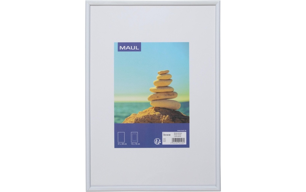Maul Cadre photo MAULart Blanc, 21 x 30 cm