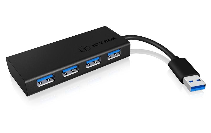 ICY BOX Hub USB IB-AC6104-B