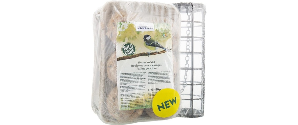 Wildcare Boulettes de mésanges avec distributeur hors réseau