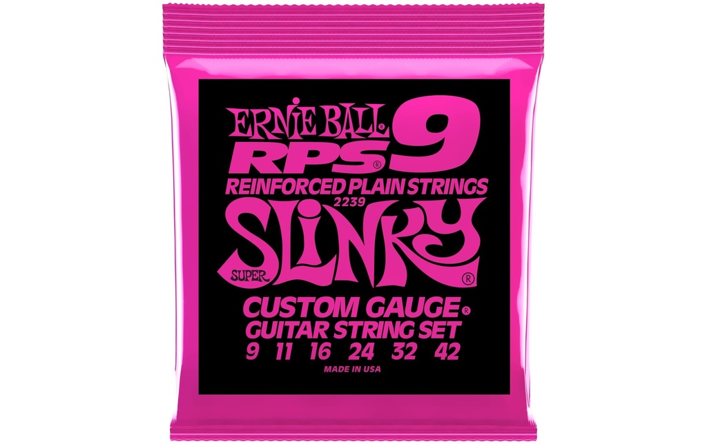 Ernie Ball Cordes de guitare 2239 Slinky RPS – Super 09-42