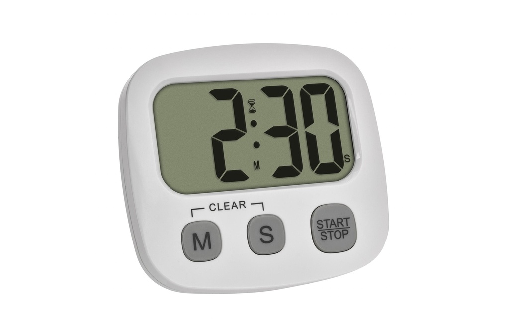 TFA Dostmann Minuteur de cuisine Blanc