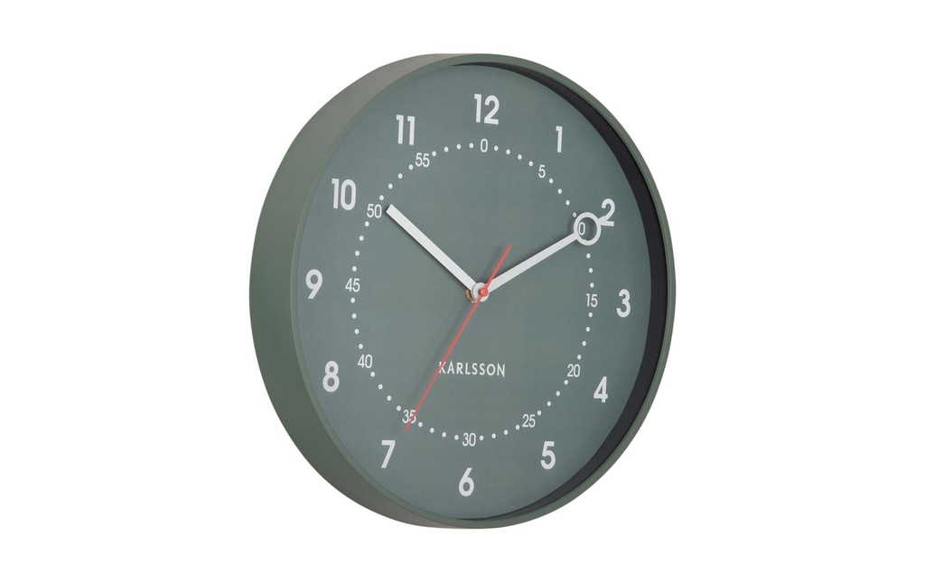 KARLSSON Horloge murale Fresco 31.5 cm, Jungle Green