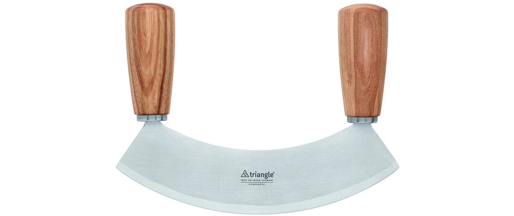 triangle Hachoir 18 cm Argenté/Brun