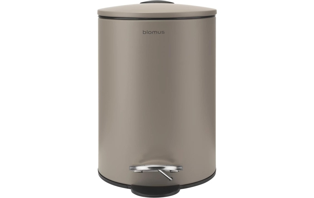 Blomus Poubelle à pédale Tubo 3 l, Taupe