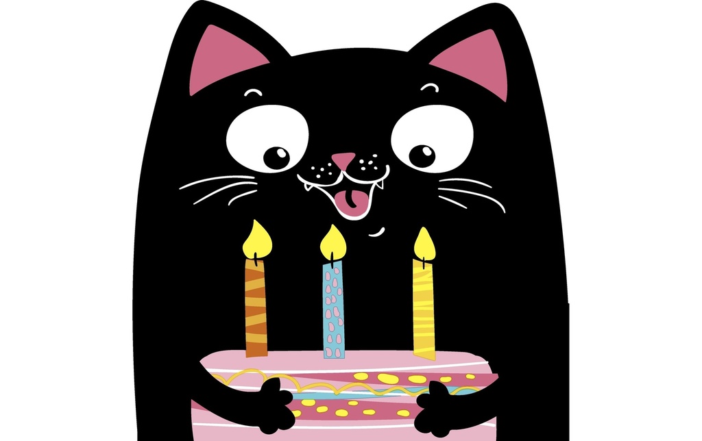 Paper + Design Serviettes en papier Party Cat 33 cm x 33 cm, 12 Pièce/s