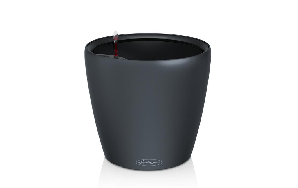 Lechuza Pot à fleur CLASSICO Color LS 35 - kit complet Gris