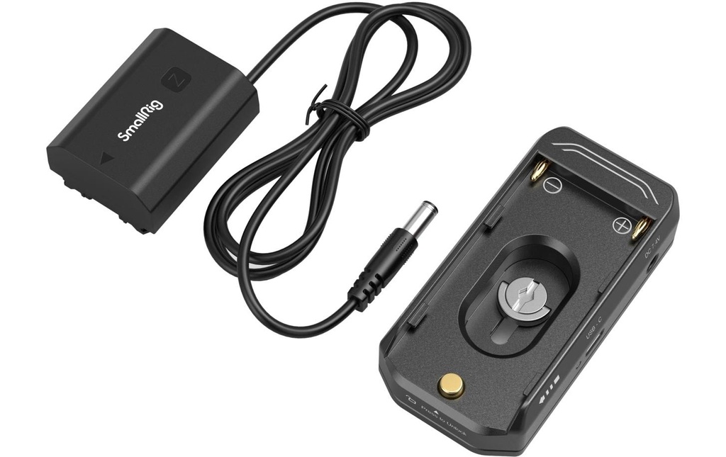 Smallrig Batterie pour Appareils photo numérique Kit de plaques de montage pour adaptateur NP-F
