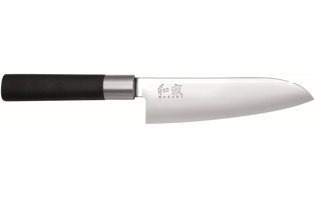 Kai Couteau de chef Wasabi Santoku Noir