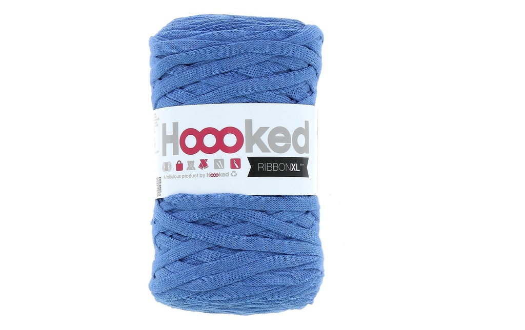 Hoooked Laine Ruban XL 250 g, Bleu