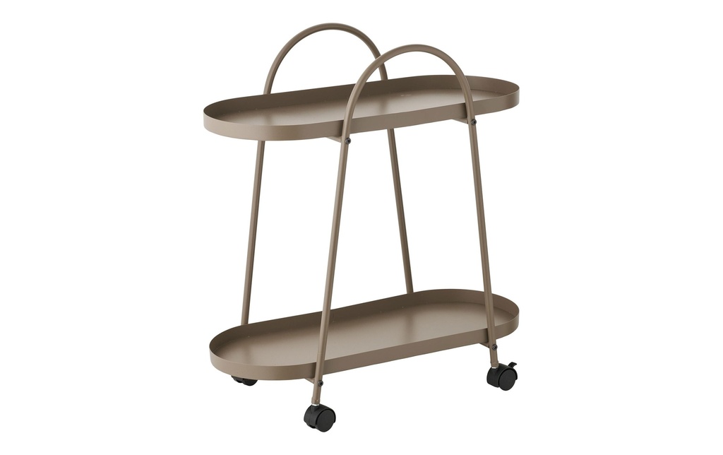House Nordic Chariot de service Empoli 60 x 27.5 x 64 cm, brun