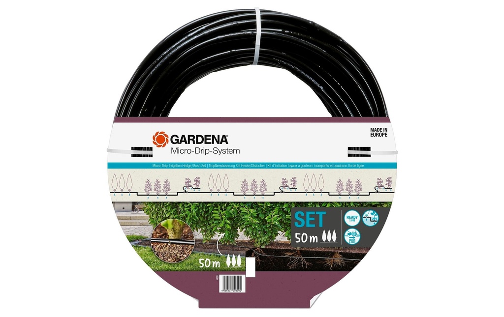 GARDENA Kit d'arrosage goutte à goutte 50 m système Micro-Drip