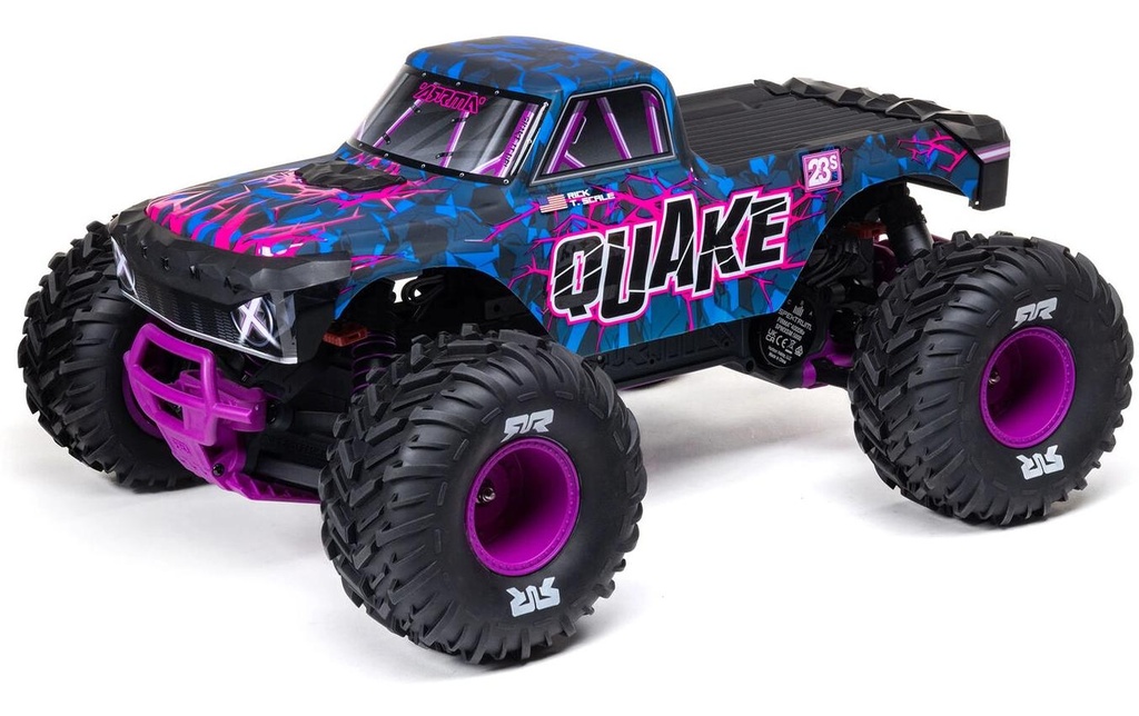 Arrma Monster Truck QUAKE 223S DSC ARTR 1:10 - Violet