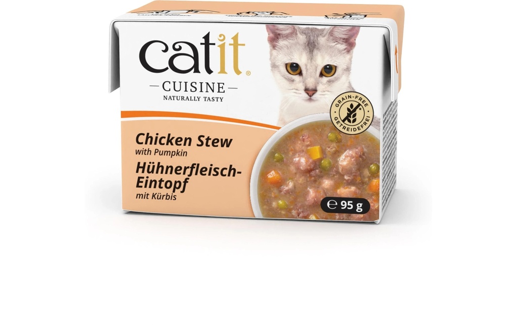 Catit Alimentation humide Cuisine Potée de poulet au potiron 95 g