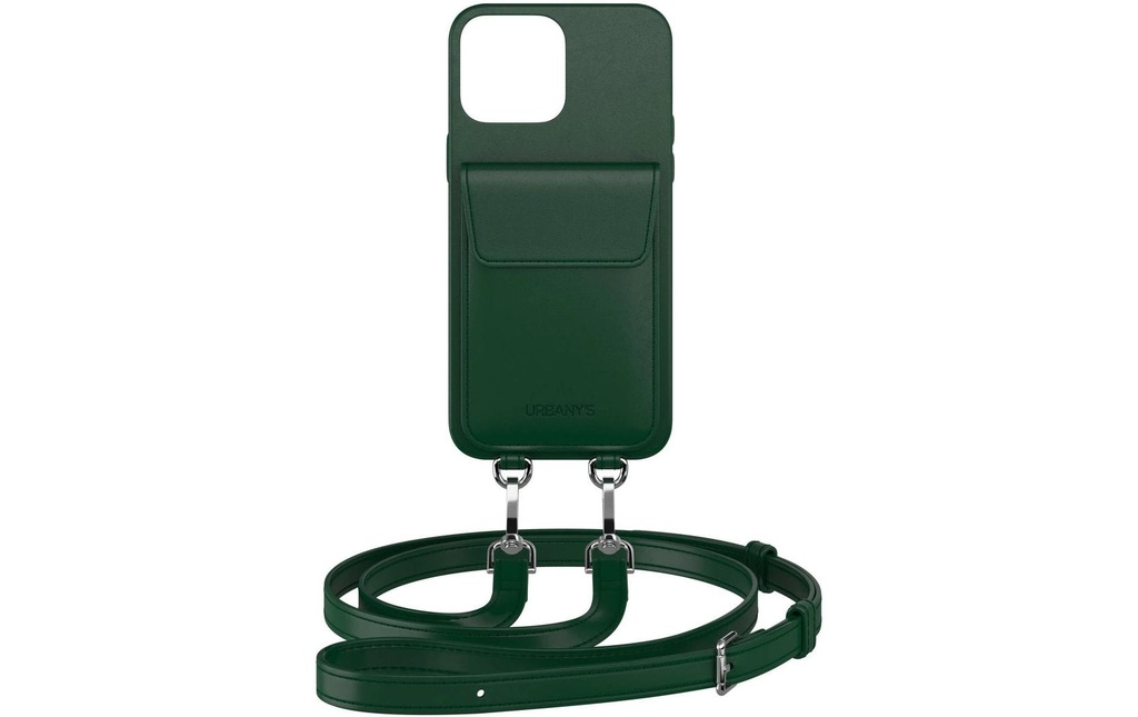 Urbany's Necklace Case Chaîne manuelle+ iPhone 16 Racing Green
