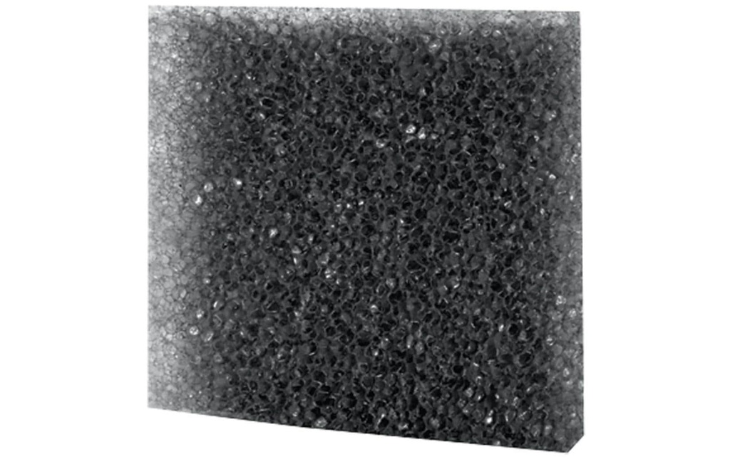 Hobby Aquaristik Accessoires de filtration Mousse filtrante grossière, Noir, 50 x 50 x 5 cm
