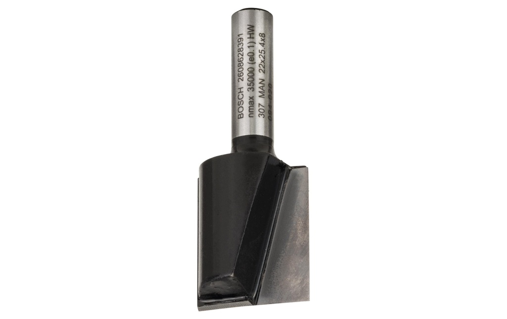 Bosch Professional Fraise à rainurer Standard for Wood D1 22 mm, L 25 mm, G 56 mm