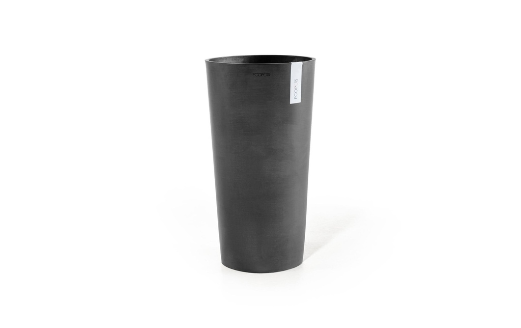 Ecopots Pot de fleur Amsterdam High Ø 41 cm Gris foncé