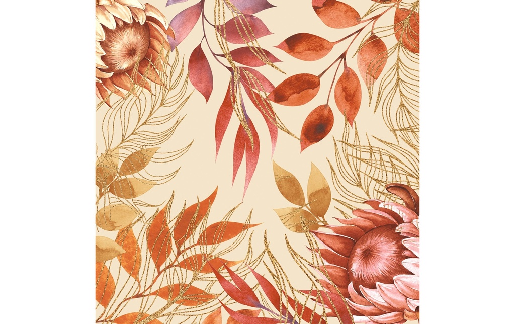 Paper + Design Serviettes de table Fleurs d'automne 33 cm x 33 cm, 20 Pièce/s