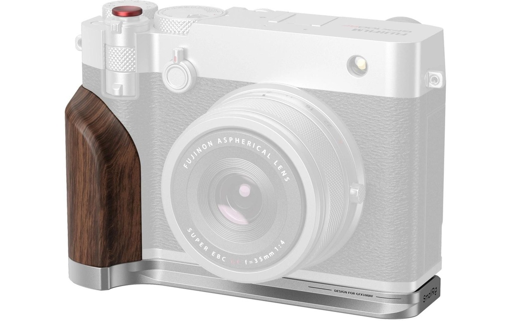 Smallrig Angle en L avec poignée en bois pour FUJIFILM GFX100RF Argent