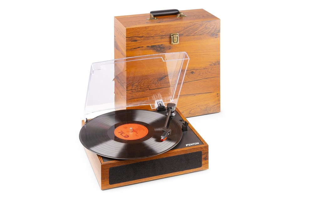 Fenton Tourne-disque Bluetooth RP170L Brun