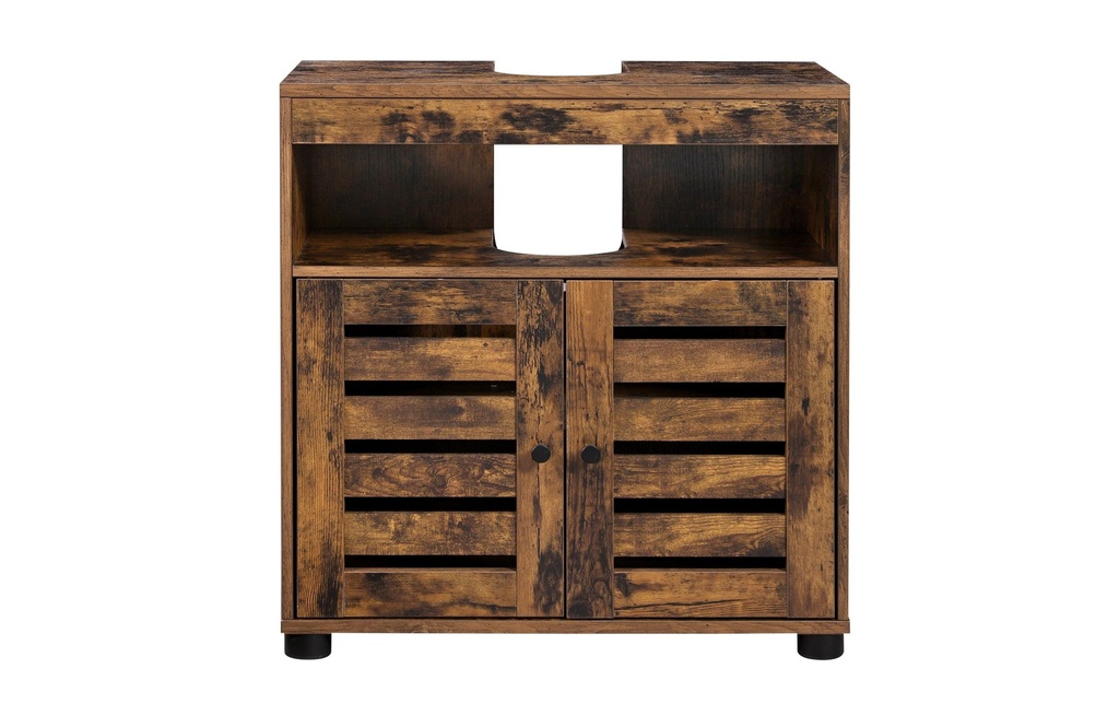 VASAGLE Meuble sous lavabo 60 x 63 cm, Brun