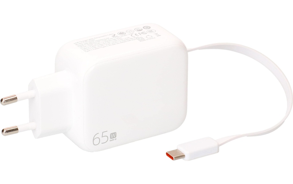 Max Hauri Chargeur mural USB GaN USB-C PD/QC 65W