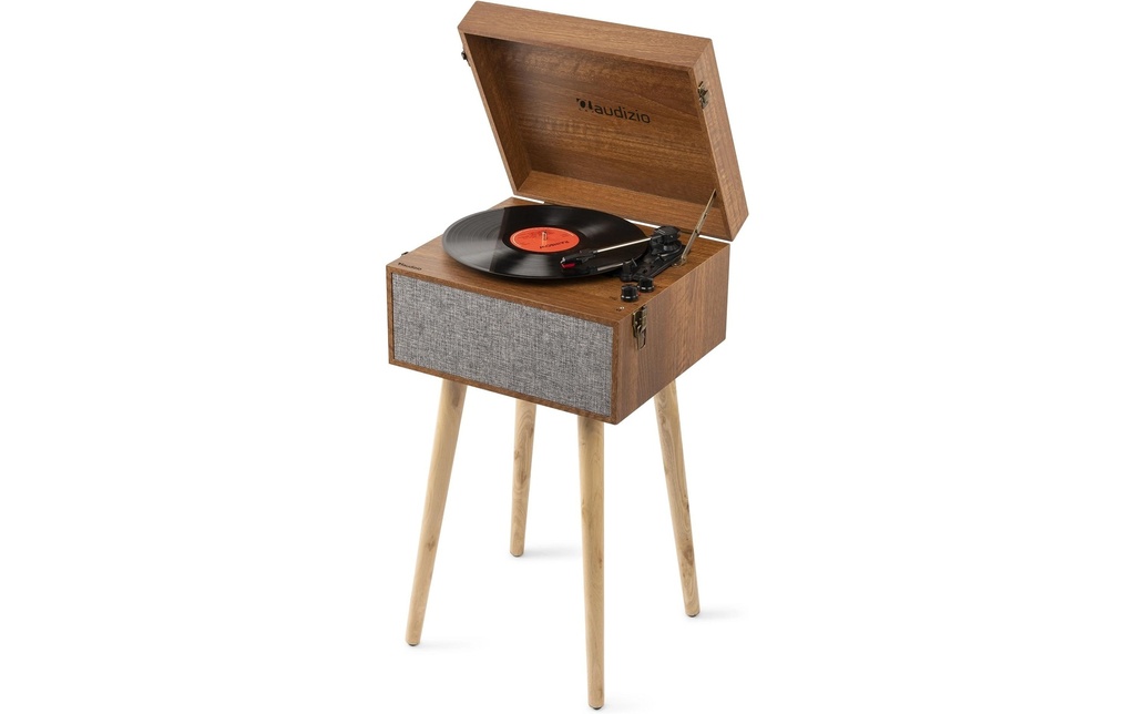 Audizio Tourne-disque Bluetooth Fremont Brun