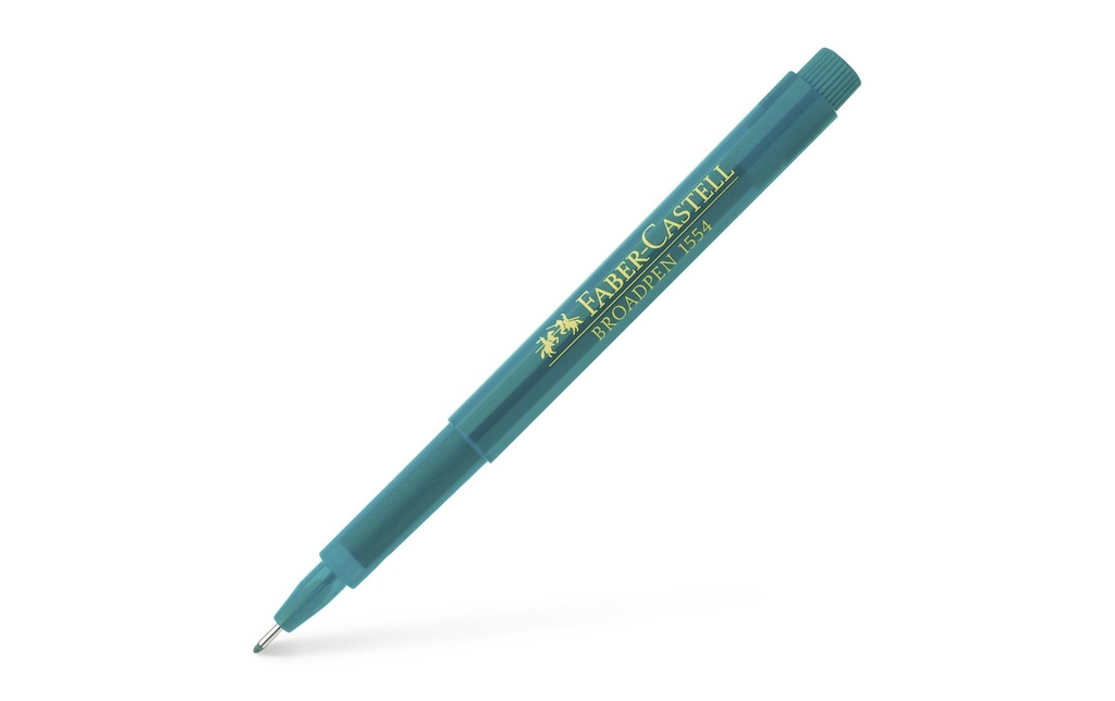 Faber-Castell Fineliner Broadpen 1554 0.8 mm, Turquoise