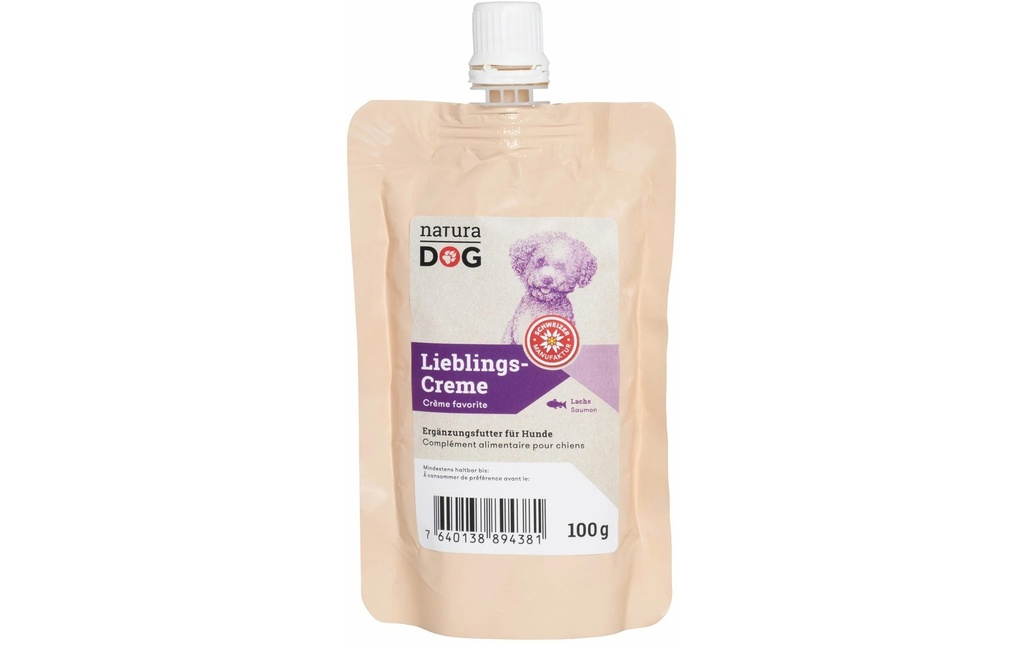 naturaDog Saumon crème préféré 100 g