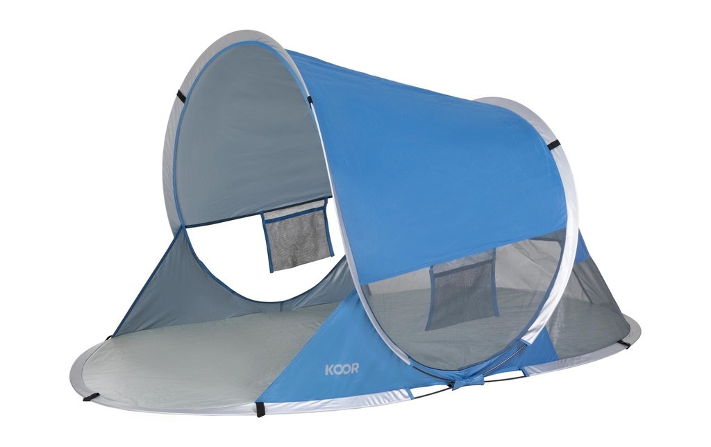 KOOR Tente de plage Pop-Up M, bleu