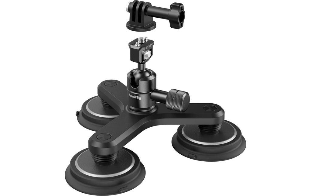 Smallrig Supports à ventouse Triple magnétique