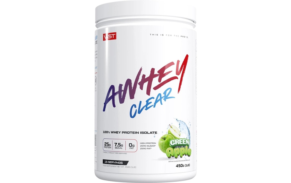 VAST AWheyClear boîte: 450g, Pomme verte