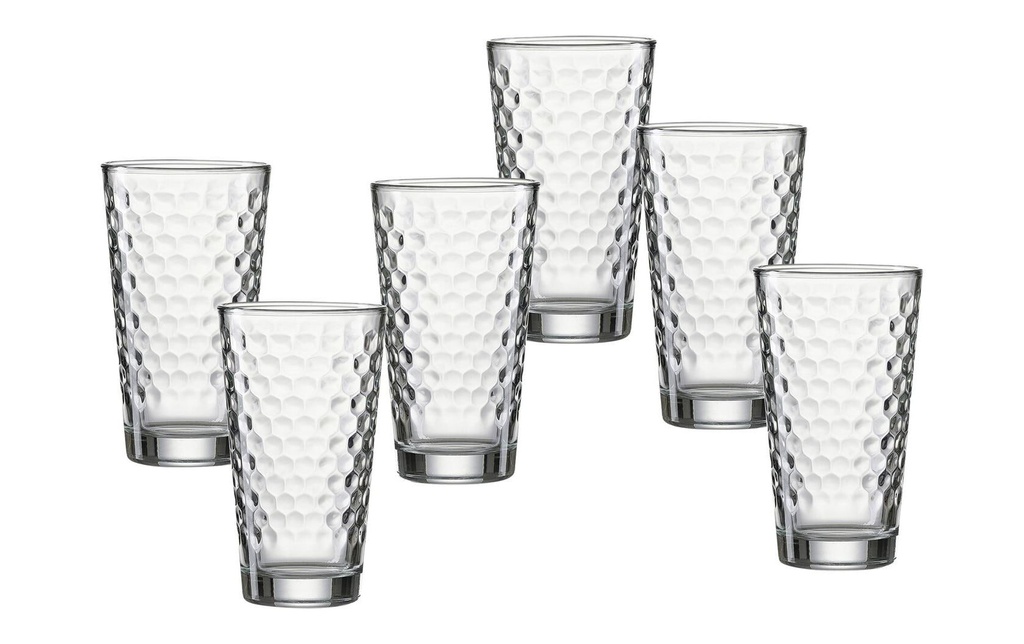 Ritzenhoff & Breker Verre à long drink Favo 6 pièces, Transparent