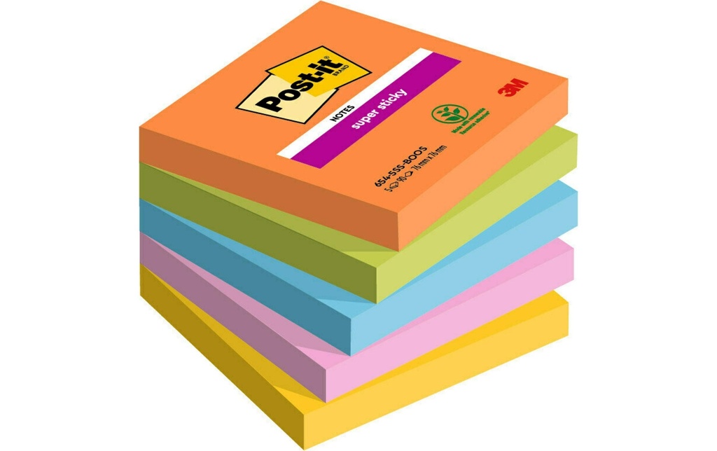POST-IT Super Sticky Notes 654 BOOST (5 pces)
