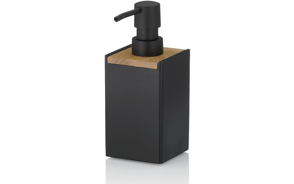Kela Distributeur de savon Cube 300 ml, Noir