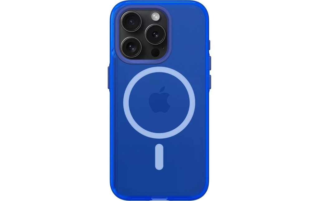 Rhinoshield Coque arrière JellyTint MagSafe iPhone 15 Pro Cyber Blue