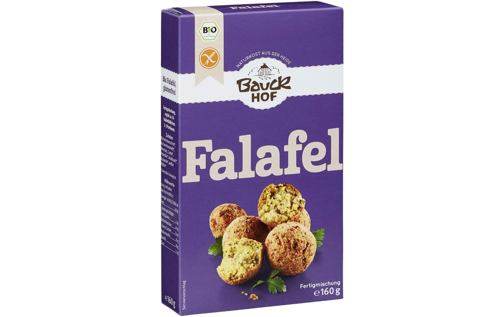 Bauck Mühle Plat préparé Bio Falafel 160 g