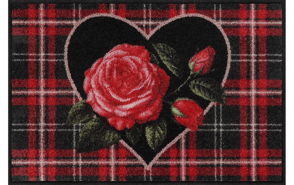 Salonlöwe Tapis de sol Rose anglaise 50 x 75 cm