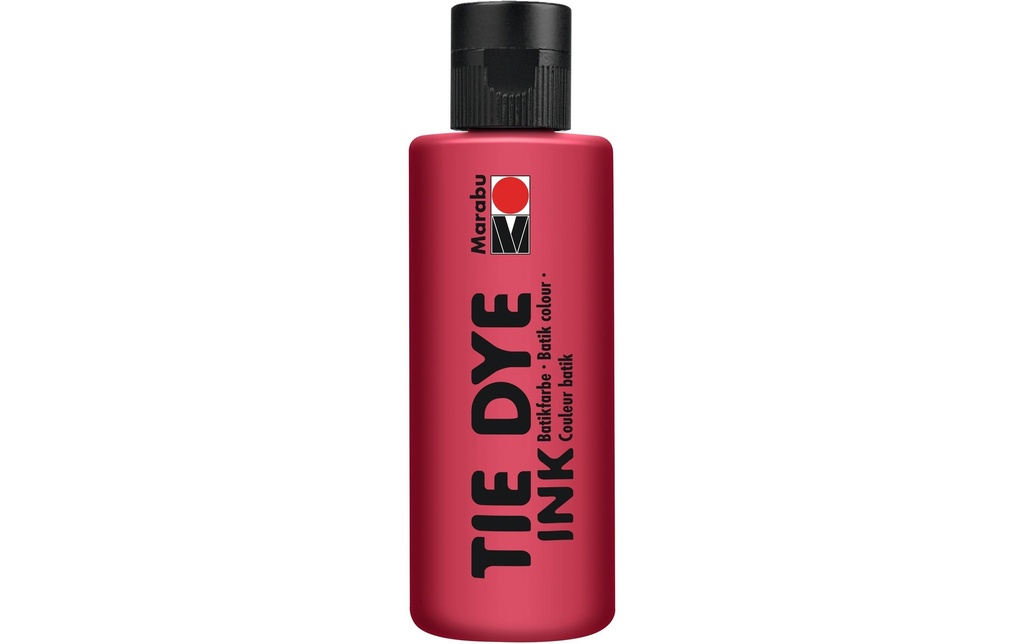 Marabu Peinture pour textile Tie Dye Ink, 80 ml, 031 Rouge cerise