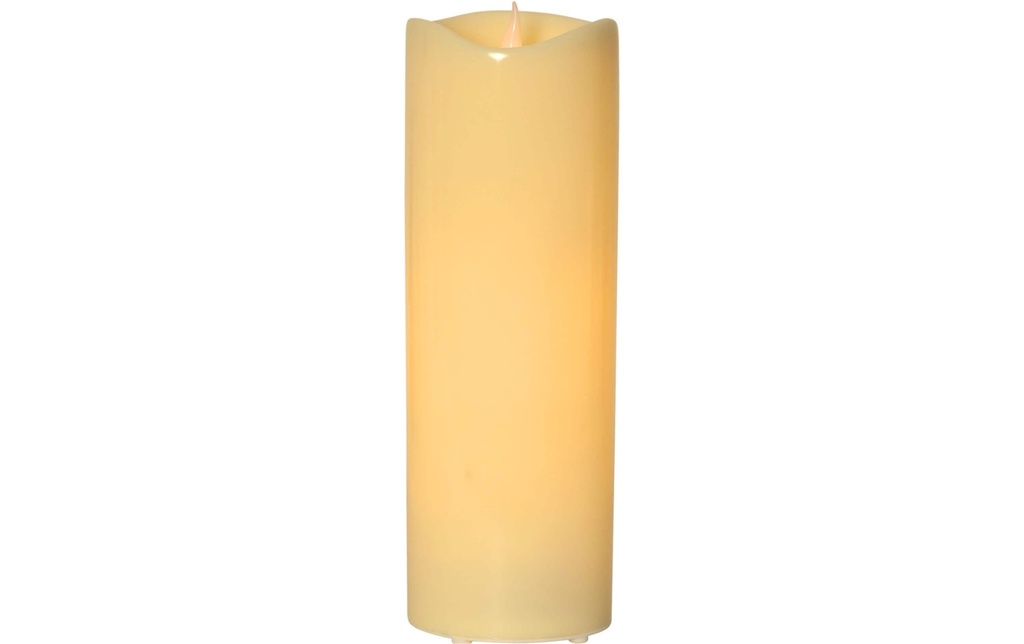 Star Trading Bougie LED Pillar Grande Ø 12 x 38 cm, Beige