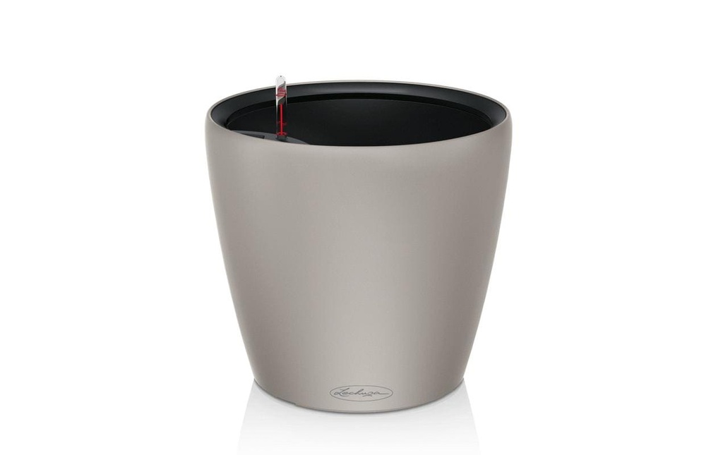 Lechuza Pot à fleur CLASSICO Color LS 21 - kit complet Marron sable