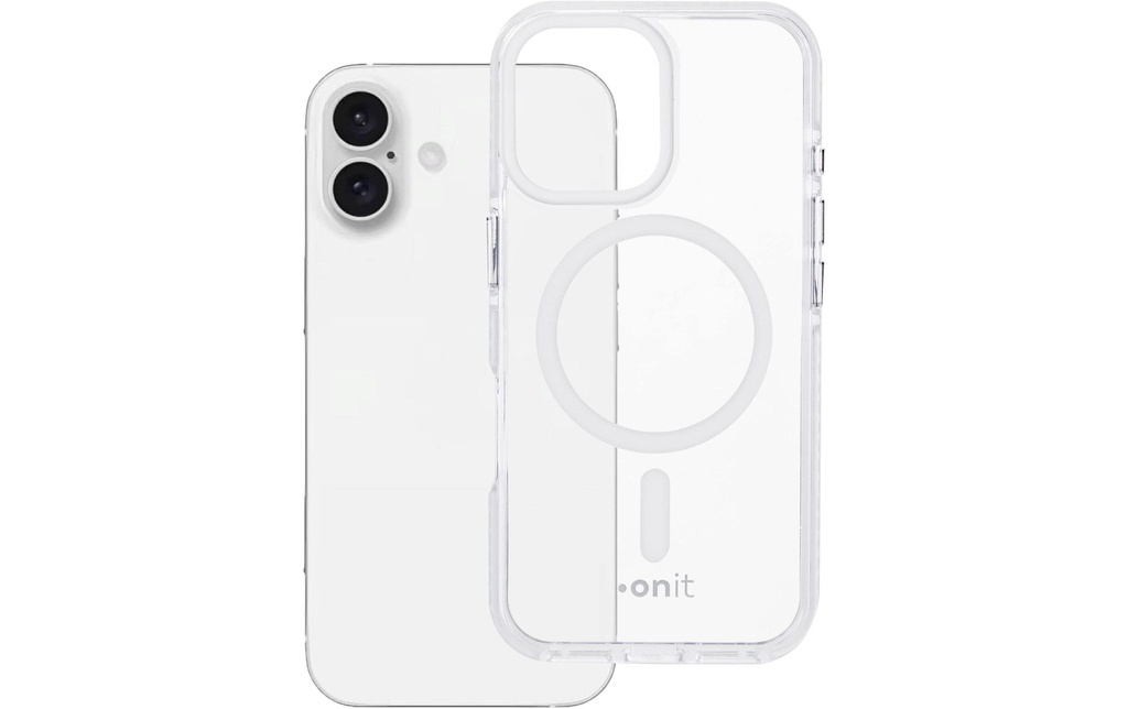 onit Coque arrière Armorix iPhone 16 Blanc transparent