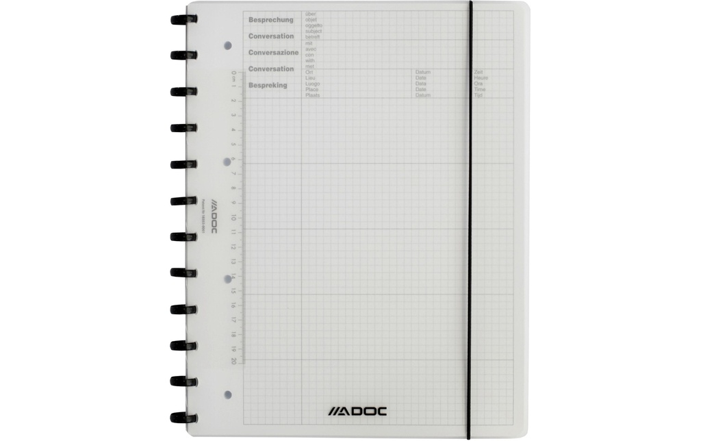 ADOC Fileex Meetingex A4 5mm transp (100 pces)