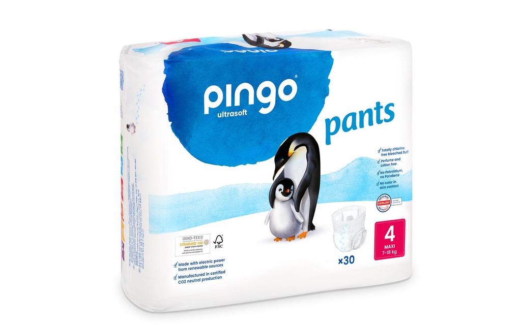 Pingo Couches Taille des pantalons 4 Seul emballage