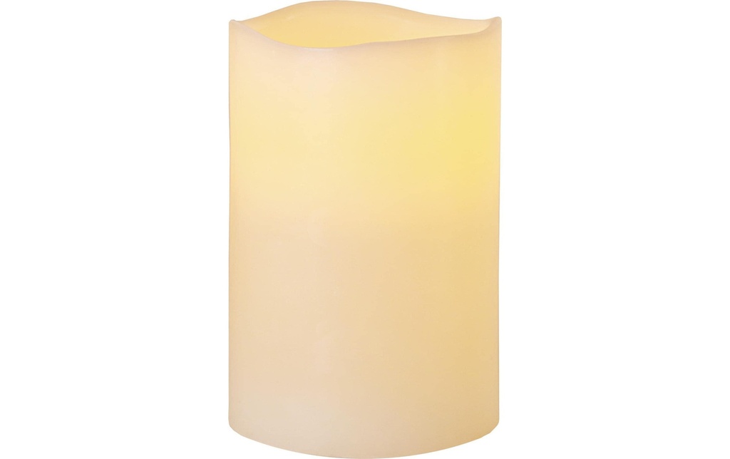 Star Trading Bougie LED Big Ø 10 x 15 cm, Beige