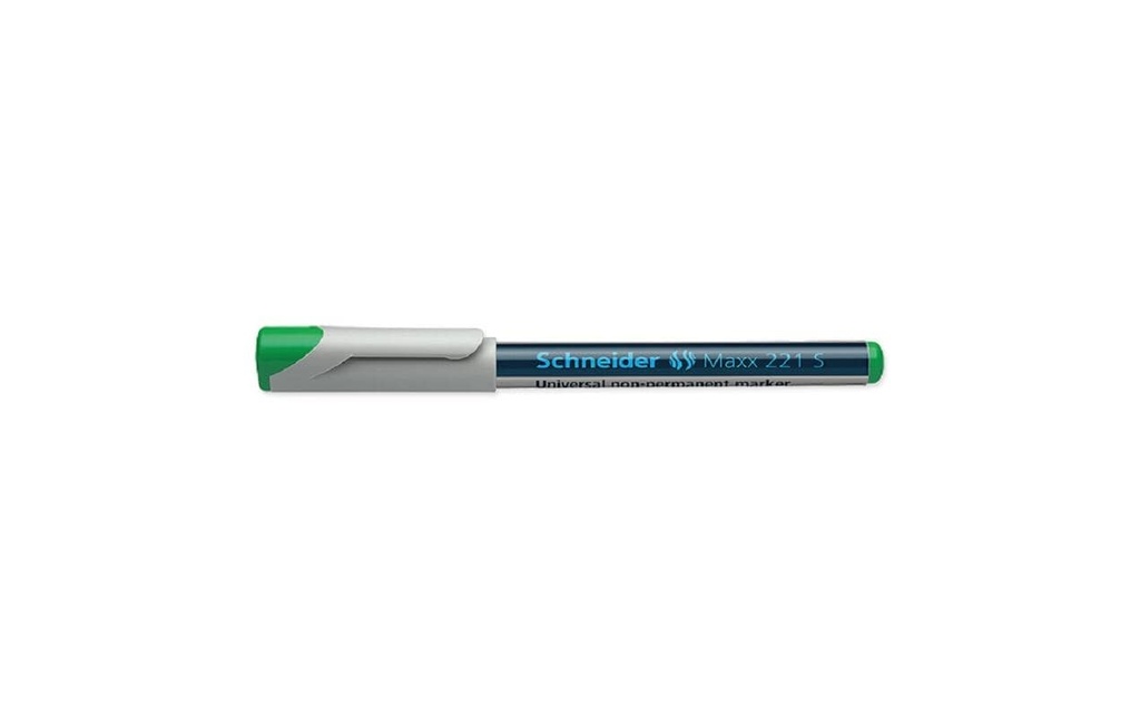 Schneider Stylo à feuilles OHP Maxx soluble dans l'eau Vert, S