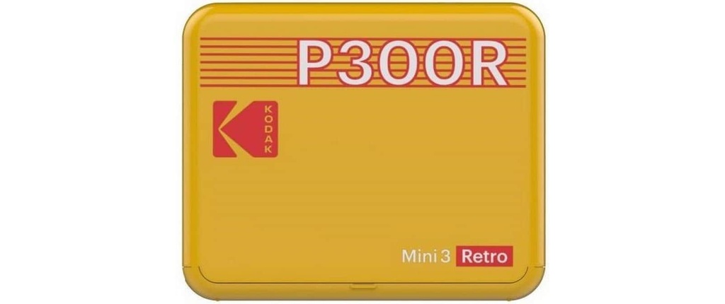 Kodak Imprimante photo Mini 3 Square Retro Jaune